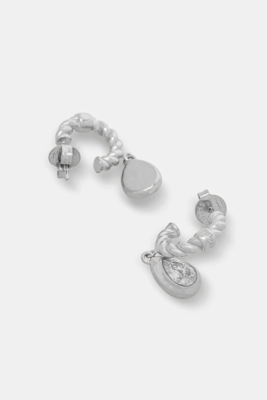 Akcesoria Guess kolczyki 4G LIGHT JUBE05.243JW srebrny