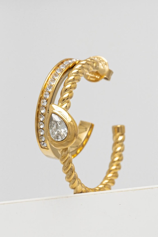 Naušnice Guess 4G LIGHT JUBE05.244JW zlatna SS25