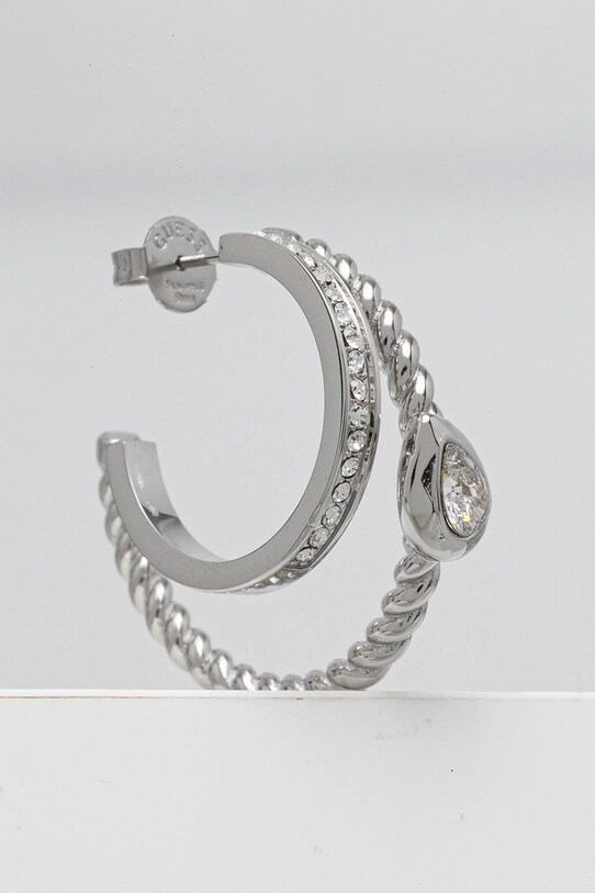 Σκουλαρίκια Guess 4G LIGHT JUBE05.244JW ασημί SS25
