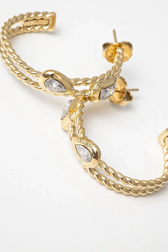 Guess kolczyki 4G LIGHT JUBE05.245JW złoty SS25