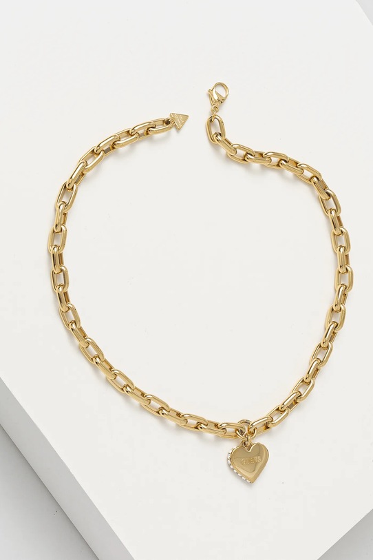 Náhrdelník Guess FALLING IN LOVE zlatá JUBN02.233JW
