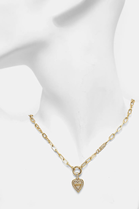 Doplňky Náhrdelník Guess LOVE ME TENDER JUBN03.249JW zlatá