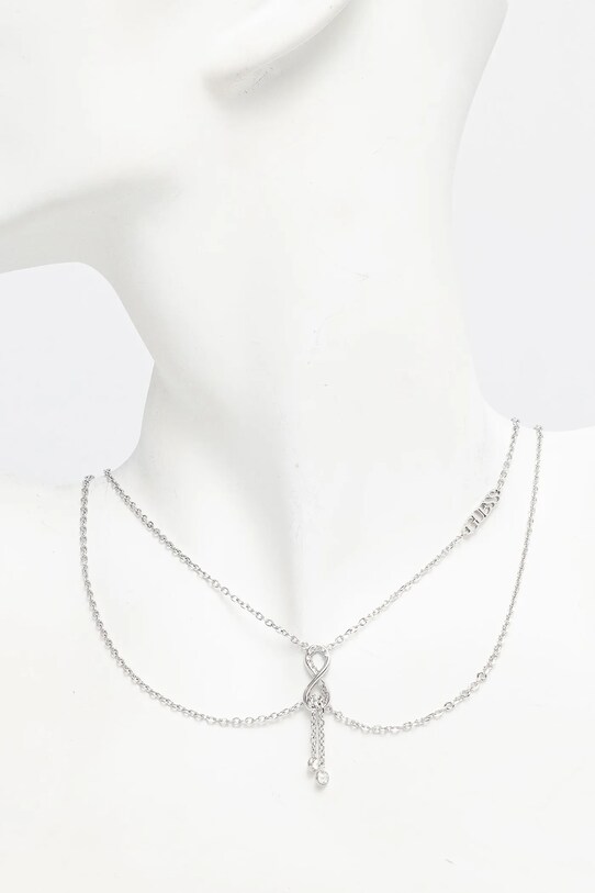 Accesorii Guess colier ENDLESS DREAM JUBN03.261JW argintiu