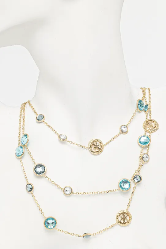 Akcesoria Guess naszyjnik PETRA JUBN05.090JW złoty