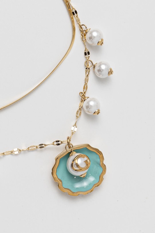 Guess naszyjnik SEASHELL JUBN05.129JW złoty SS25