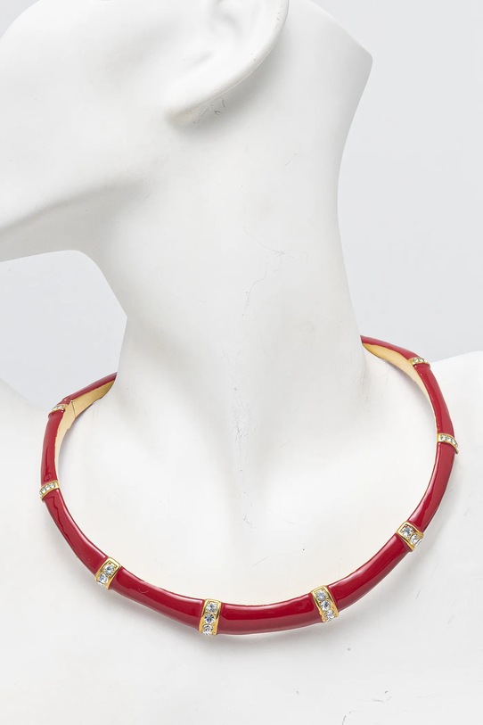 Doplnky Náhrdelník Guess BAMBOO JUBN05.155JW červená