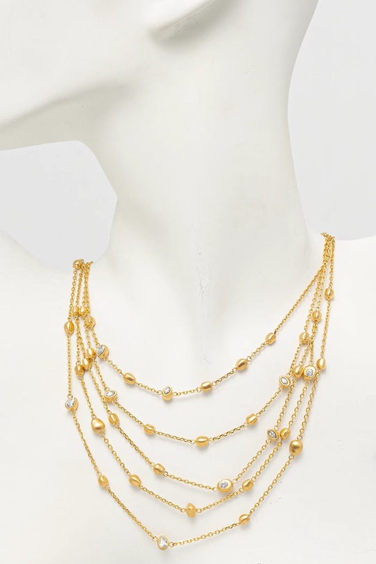 Аксесоари Колие Guess PANAREA JUBN05.175JW злато