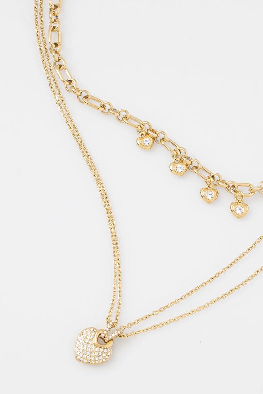 Guess naszyjnik CRAZY IN LOVE JUBN05.208JW złoty SS25