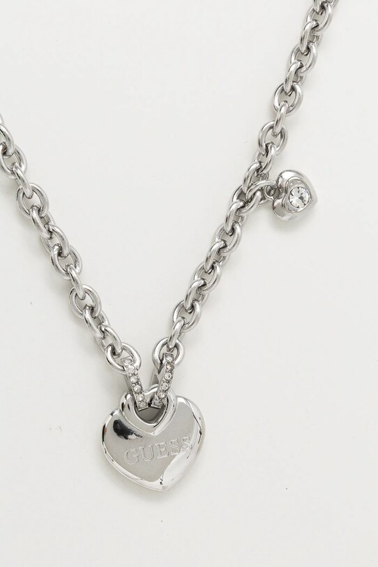 Колие Guess CRAZY IN LOVE JUBN05.216JW сребърен SS25