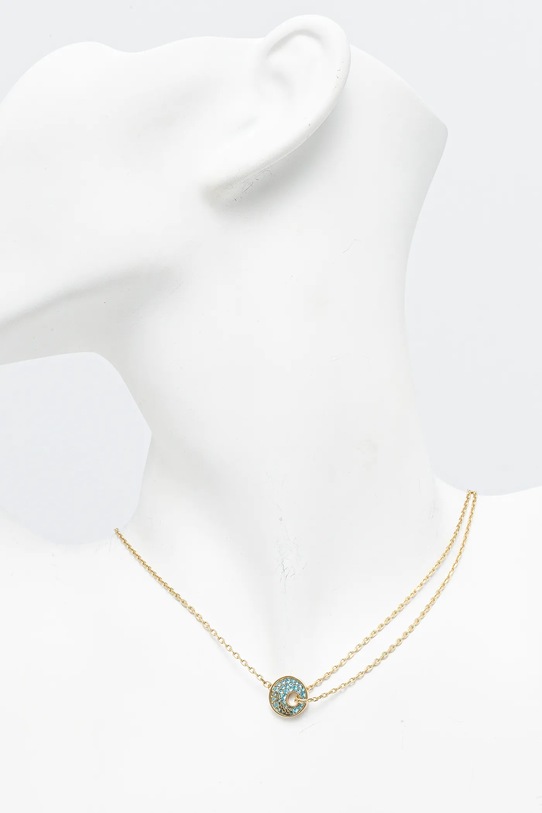 Dodaci Ogrlica Guess BLOOMING SUMMER JUBN05.226JW zlatna