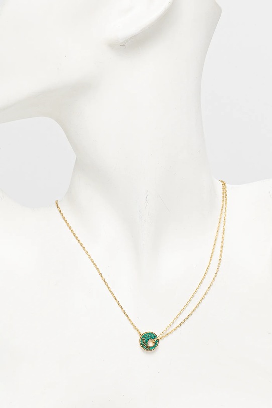 Doplňky Náhrdelník Guess BLOOMING SUMMER JUBN05.226JW zlatá