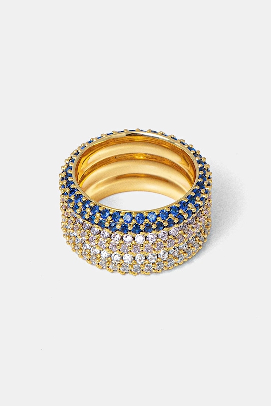 Перстень Guess VINTAGE циркон золотий JUBR05.140JW