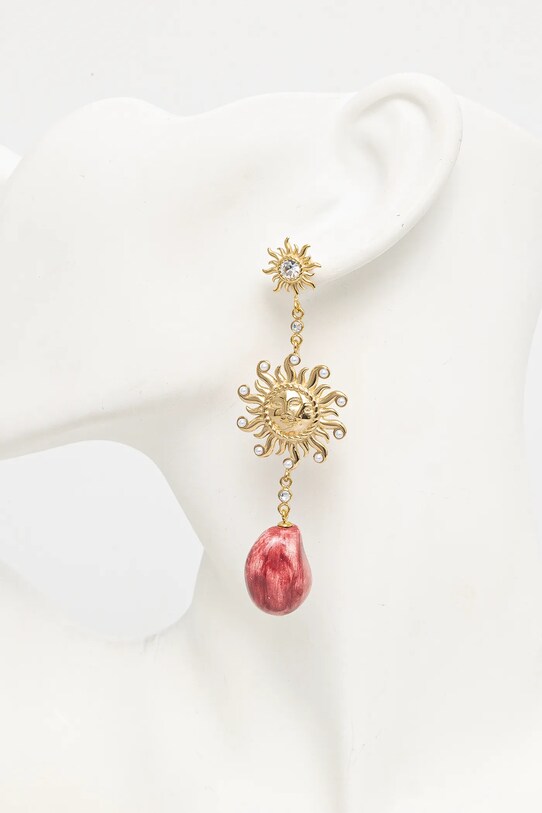 Сережки Guess SOLELUNA JUBE05.085JW золотий SS25