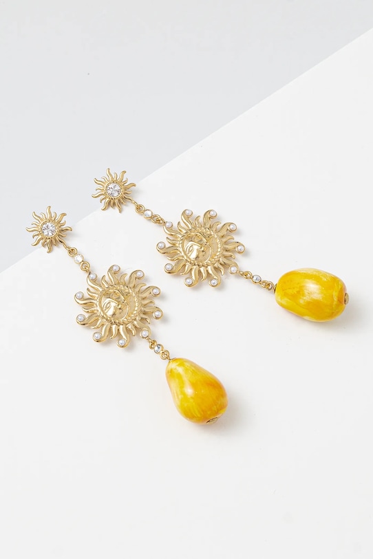 Сережки Guess SOLELUNA Gift Box золотий JUBE05.085JW