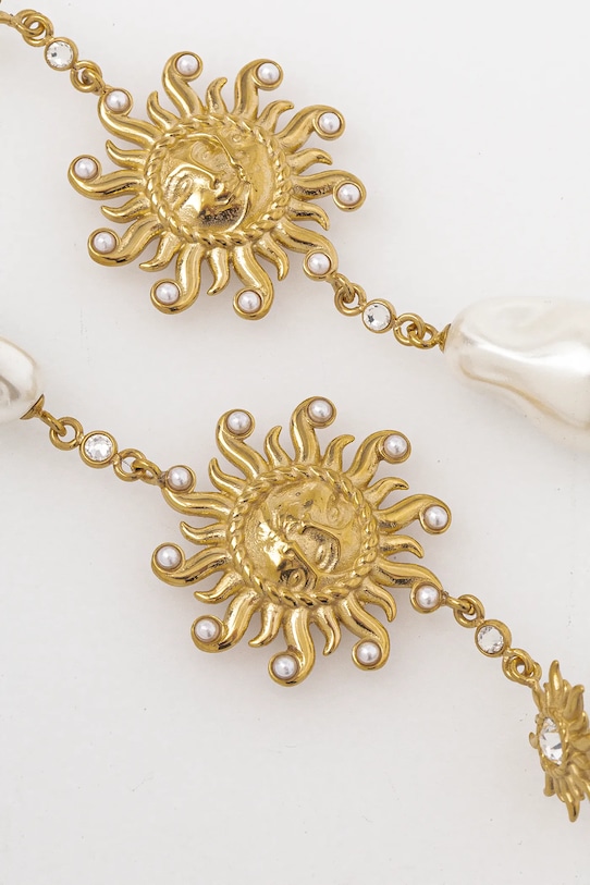 Náušnice Guess SOLELUNA JUBE05.087JW zlatá SS25