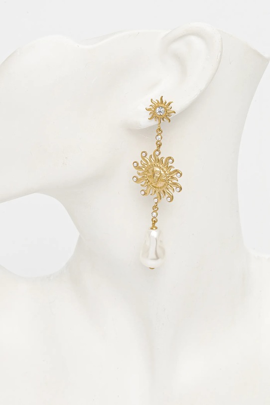 Doplňky Náušnice Guess SOLELUNA JUBE05.087JW zlatá