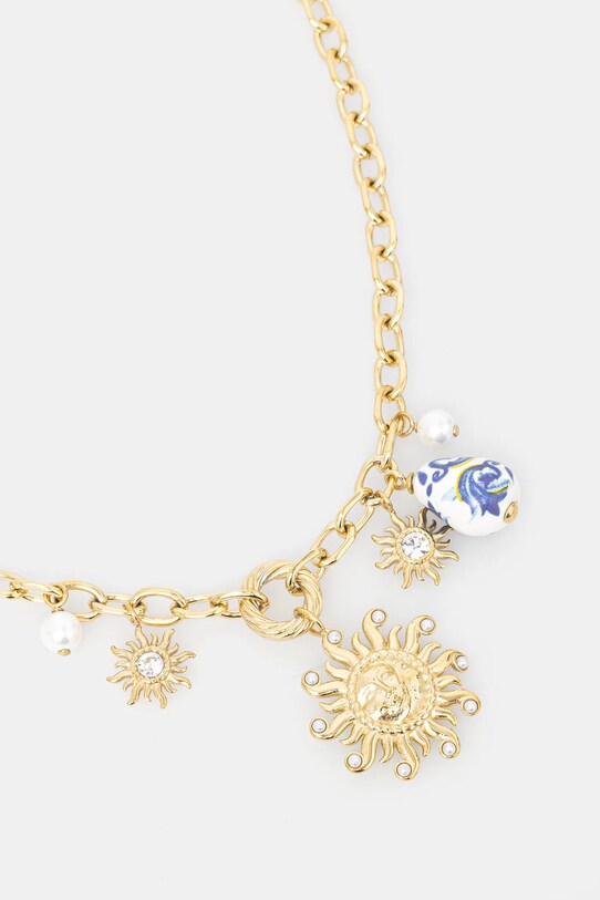 Guess colier SOLELUNA JUBN05.083JW aur SS25