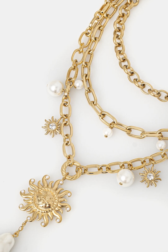 Náhrdelník Guess SOLELUNA JUBN05.086JW zlatá SS25