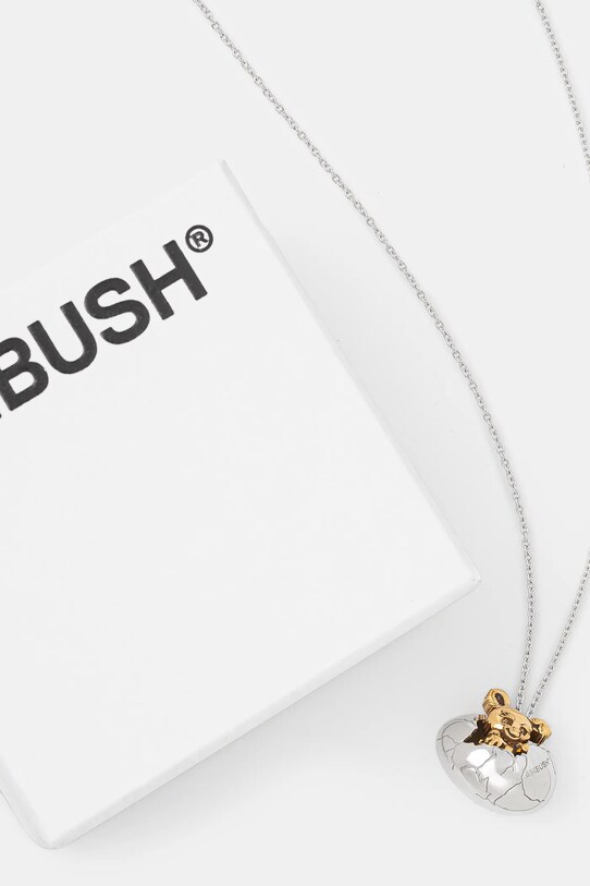 Аксесуари Срібне кольє AMBUSH Cracked Egg Charm Necklace 12115269 срібний