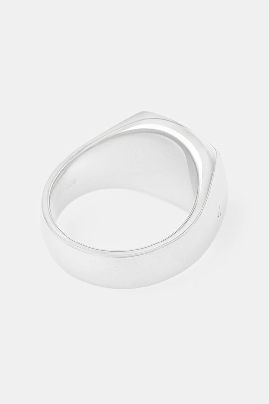 Ασημένιο δαχτυλίδι Tom Wood Cushion Larvikite (M) 100347M ασημί SS25