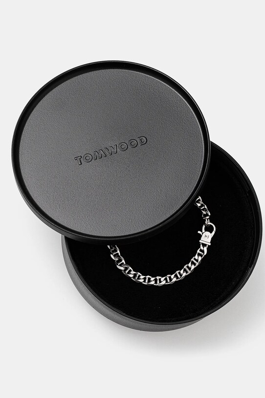 Αξεσουάρ Ασημένιο βραχιόλι Tom Wood Jude Bracelet 100563 ασημί