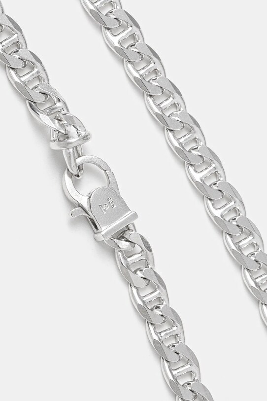 Tom Wood collana d'argento Jude Chain 100565 argento SS25