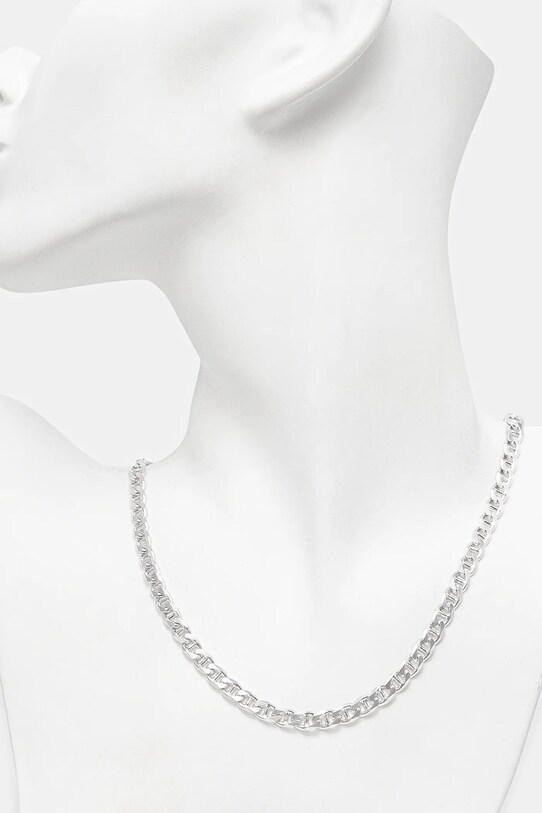 Аксесуари Срібне кольє Tom Wood Jude Chain 100565 срібний