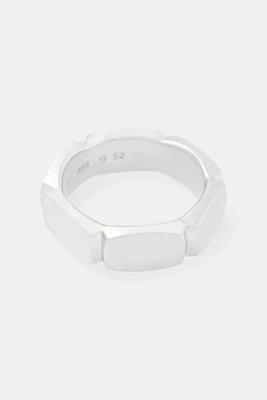Ασημένιο δαχτυλίδι Tom Wood Umi Band Ring Medium ασήμι ασημί 101441