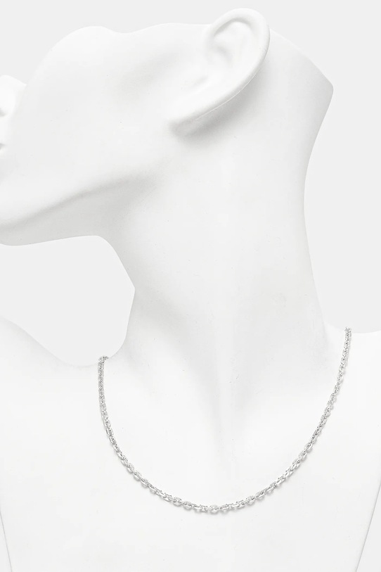 Akcesoria Tom Wood naszyjnik srebrny Anker Chain 100008 srebrny