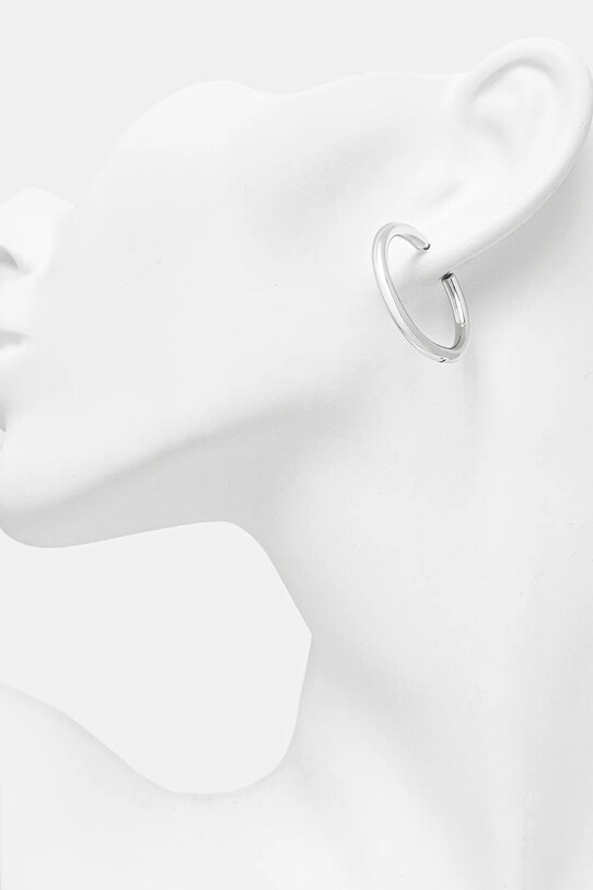 Серебряные серьги Tom Wood Classic Hoops Large серебрянный 100189
