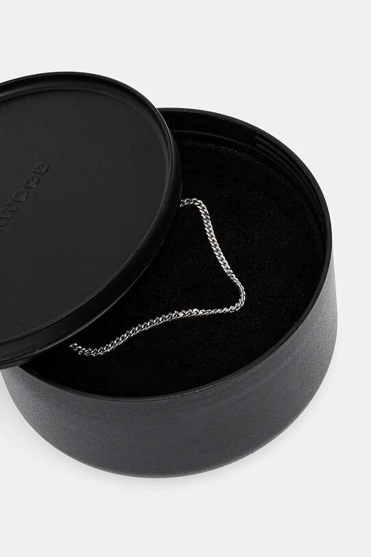 Аксесуари Срібний браслет Tom Wood Curb Bracelet M 100255 срібний