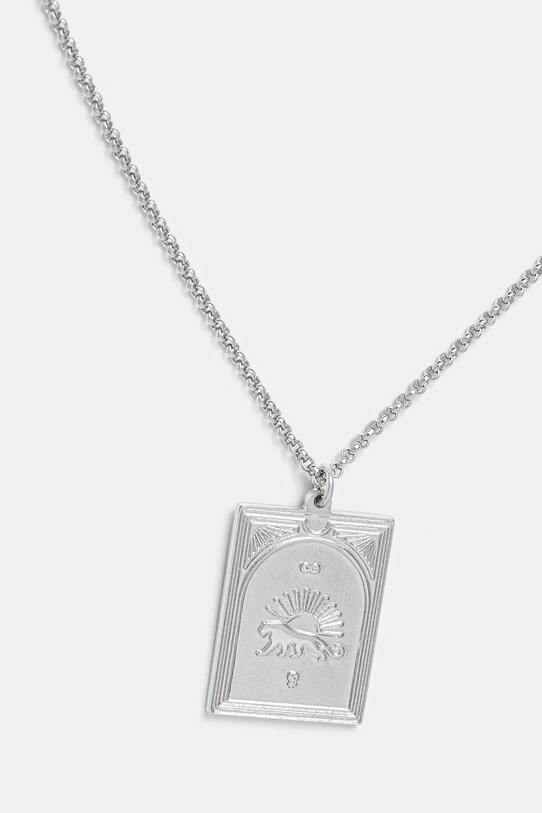 Stříbrný náhrdelník Tom Wood Tarot Strength Pendant 101085 stříbrná SS25