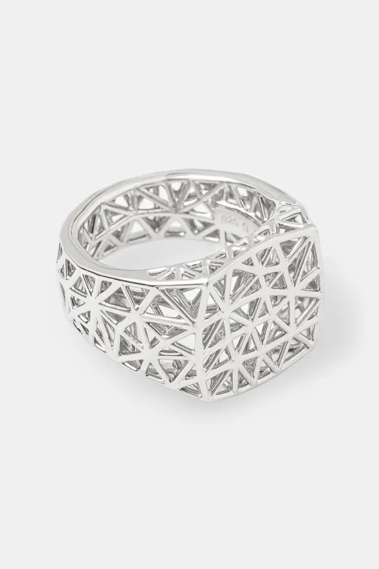 Срібний перстень Tom Wood Mesh Ring срібло срібний 101198