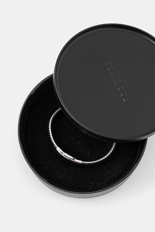 Accesorii Tom Wood brățară de argint Tubogas Bracelet 101353 argintiu