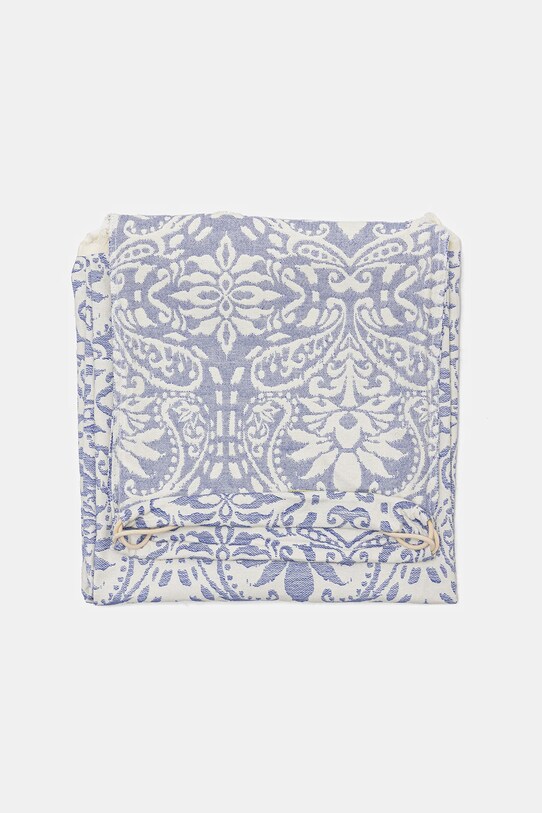 United Colors of Benetton ręcznik plażowy bawełniany 665N1800T niebieski SS25