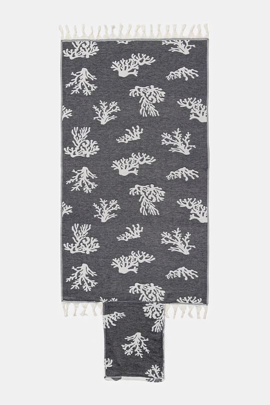 United Colors of Benetton prosop de plajă din bumbac bej 665N1800T