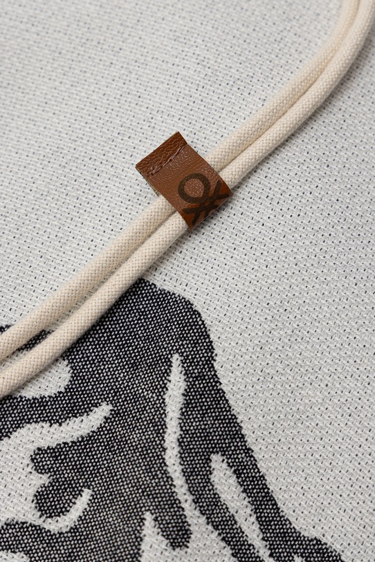 United Colors of Benetton prosop de plajă din bumbac 665N1800T bej