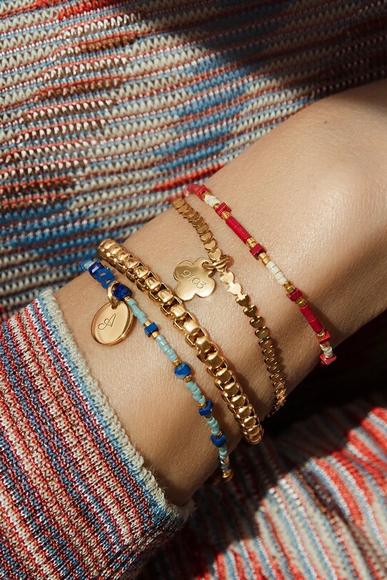 Lilou bransoletka 252/160/BRA/CZE/PO złoty SS25