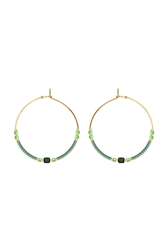 Lilou kolczyki pozłacane złoty 252/35/KOL/ZIE/PO