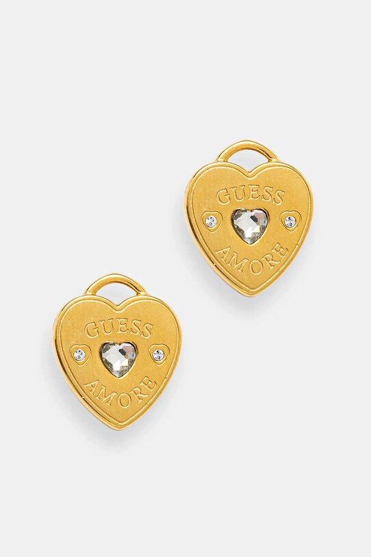 Guess kolczyki AMORE cyrkonia złoty JUBE05.058JW