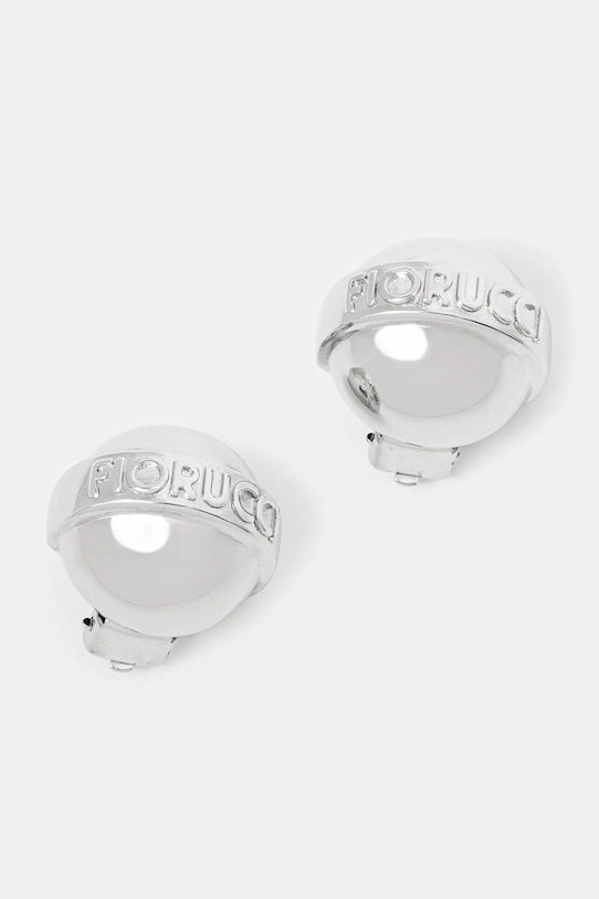 Fiorucci clip on earrings Lollipop silver U01FMAJE145MT01GY02