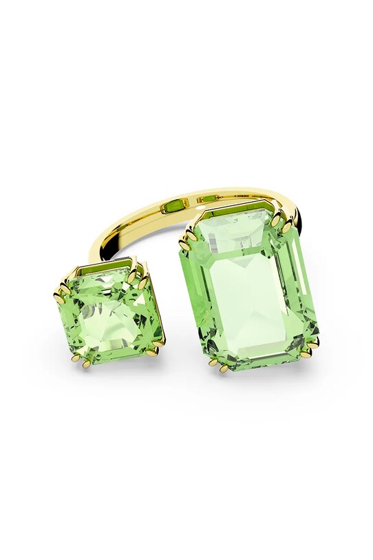 Кольцо Swarovski кристалл Swarovski зелёный 5619629