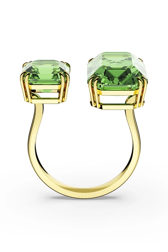 Кольцо Swarovski 5619629 зелёный SS25