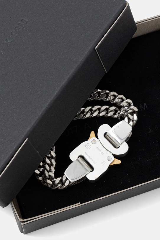 Akcesoria 1017 ALYX 9SM bransoletka 2x chain buckle AAUJW0218OT01 srebrny