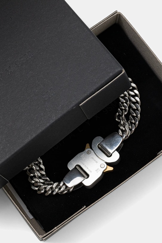 Accessori 1017 ALYX 9SM collana 2x chain buckle AAUJW0219OT01 argento