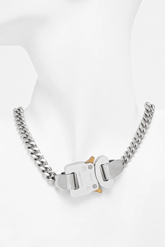 Accessori 1017 ALYX 9SM collana metal buckle necklace AAUJW0240OT01 argento