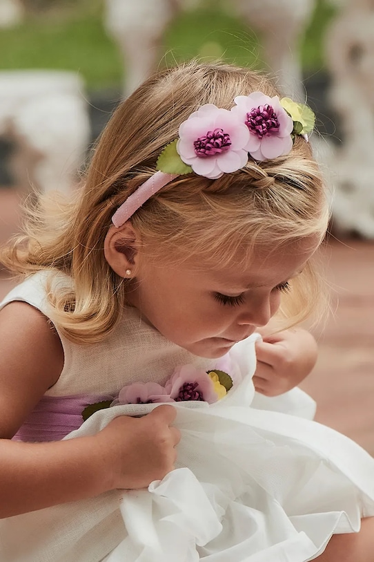 Dětská čelenka do vlasů Mayoral růžová 10888.4C.Bizuteria.PPYA