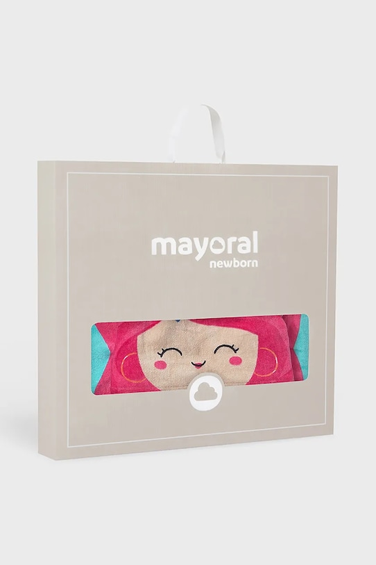 Дитячий бавовняний рушник Mayoral Newborn бірюзовий 9919.2T.Newborn.PPYH
