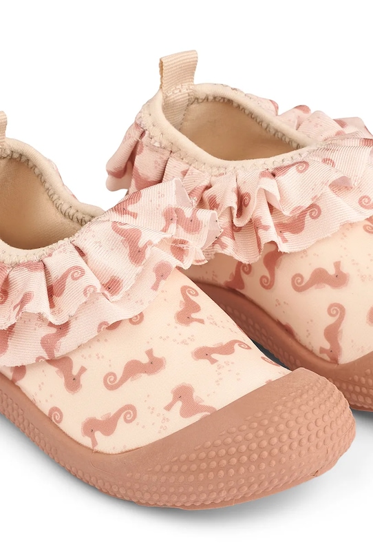 Liewood gyerek cipő vízbe Sonja Flounce Sea Shoe LW19783 narancssárga SS25