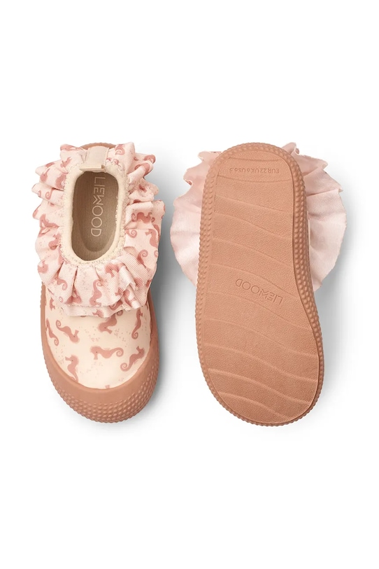 Liewood gyerek cipő vízbe Sonja Flounce Sea Shoe LW19783 narancssárga
